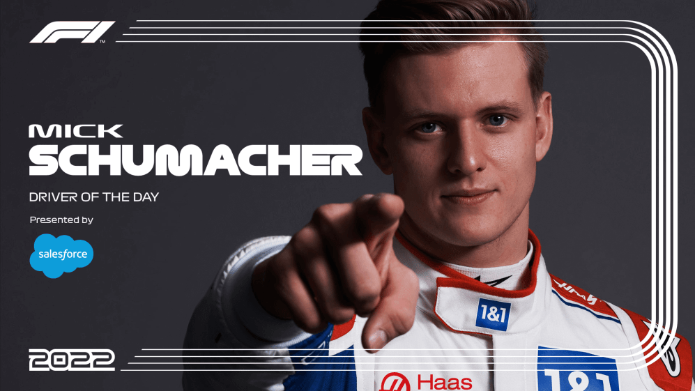 F1 driver of the new arrivals day